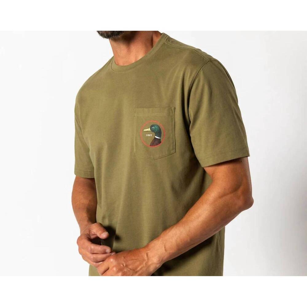 NEW DUCK HEAD logo t-shirt in green